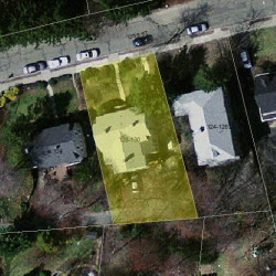 130 Otis St, Newton MA 02460-1846 aerial view