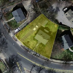 549 Crafts St, Newton MA 02465-1700 aerial view