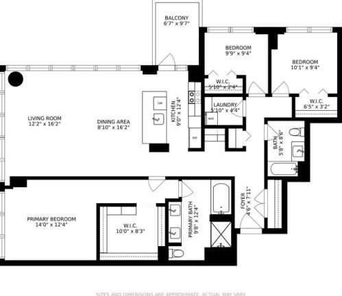 1629 Prairie Ave, Chicago IL  60616-4403 exterior