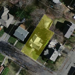 93 Arlington St, Newton MA 02458-2456 aerial view