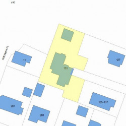 131 Rand Ter, Newton MA 02466-2413 plot plan
