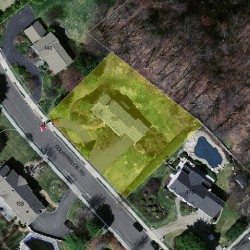 150 Countryside Rd, Newton MA 02459-2941 aerial view