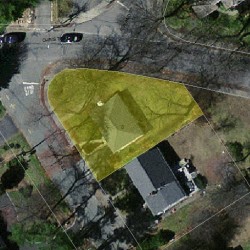 8 Bernard St, Newton MA 02461-1904 aerial view