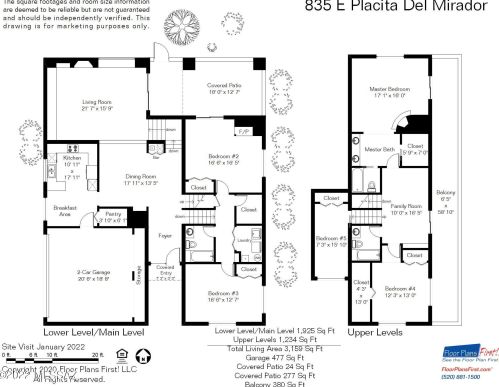 835 Placita Del Mirador, Tucson AZ 85718-1973 exterior