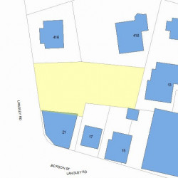 422 Langley Rd, Newton MA 02459-2354 plot plan