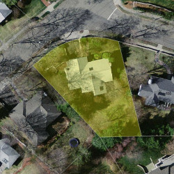 119 Rosalie Rd, Newton MA 02459-3129 aerial view