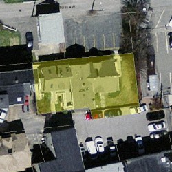 284 Melrose St, Newton MA 02466-1918 aerial view