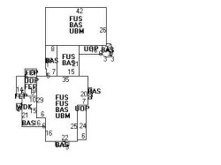 246 Central St, Newton MA  02466-2329 floor plan