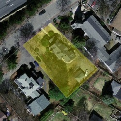 238 Central St, Newton MA  02466-2329 aerial view