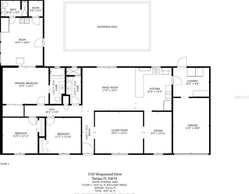 3107 Kingswood Dr, Tampa, FL 33619-2133