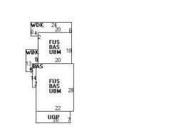 423 Albemarle Rd, Newton MA 02460-1357 floor plan