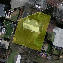 32 Cambria Rd, Newton MA 02465-1117 aerial view