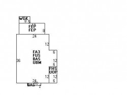 362 Wolcott St, Newton MA  02466-1533 floor plan