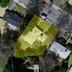 81 Stanley Rd, Newton MA  02468-2313 aerial view