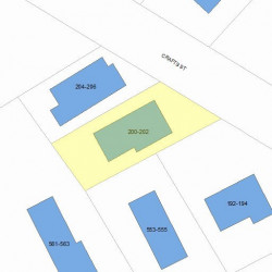 200 Crafts St, Newton MA 02460-1442 plot plan
