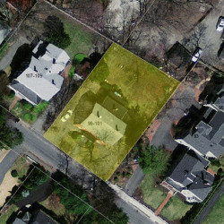 99 Central St, Newton MA 02466-2403 aerial view