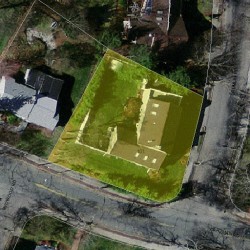 101 Drumlin Rd, Newton MA  02459-2806 aerial view