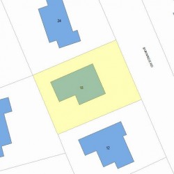 18 Burnside Rd, Newton MA 02461-1401 plot plan