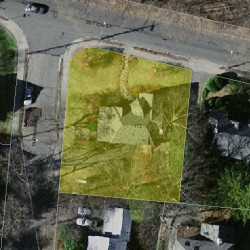 172 Cotton St, Newton MA 02458-2641 aerial view