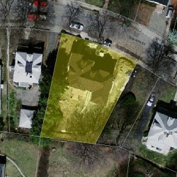 28 Champa St, Newton MA 02464-1225 aerial view