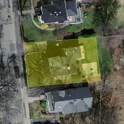 230 Melrose St, Newton MA 02466-1119 aerial view
