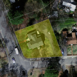 41 Avalon Rd, Newton MA  02468-1609 aerial view