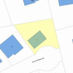 3 Valley Spring Rd, Newton MA 02458-2712 plot plan