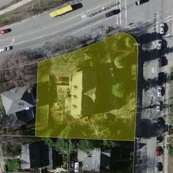 1073 Centre St, Newton MA 02459-1536 aerial view