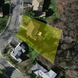 75 Cross Hill Rd, Newton MA 02459-3120 aerial view