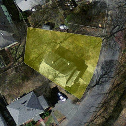 401 Albemarle Rd, Newton MA 02460-1357 aerial view