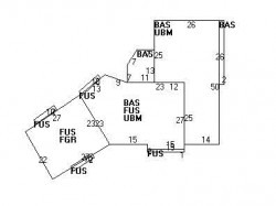 140 Oak Hill St, Newton MA  02459-3447 floor plan