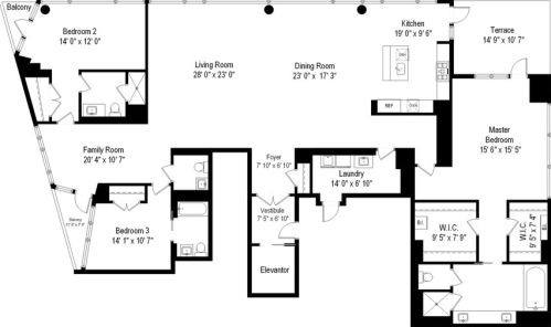 4 Elm St, Chicago IL 60610-2715 exterior