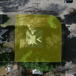 16 Elmore St, Newton MA  02459-1119 aerial view