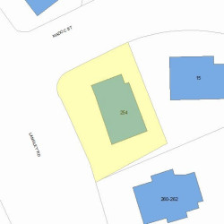 254 Langley Rd, Newton MA 02459-2326 plot plan