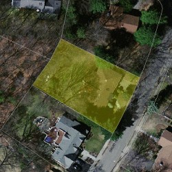 45 Druid Hill Rd, Newton MA 02461-2040 aerial view