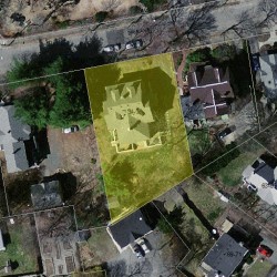 36 Erie Ave, Newton MA 02461-1514 aerial view