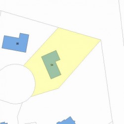 94 Winston Rd, Newton MA 02459-3037 plot plan