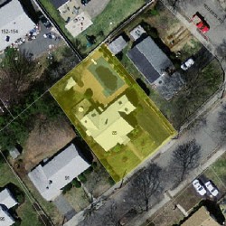 85 Albert Rd, Newton MA 02466-1300 aerial view