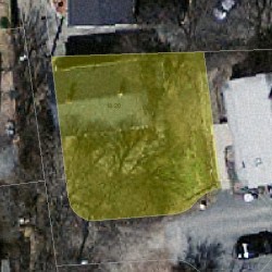 20 Elliot Pl, Newton MA  02464-1303 aerial view