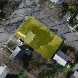 234 Jackson St, Newton MA 02459-2541 aerial view