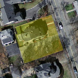 405 Cherry St, Newton MA 02465-1831 aerial view