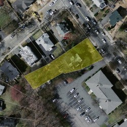 67 Walnut St, Newton MA  02460-1306 aerial view