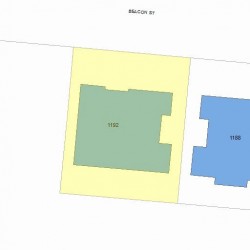 1192 Beacon St, Newton MA 02461-1103 plot plan