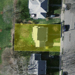 87 Oxford Rd, Newton MA 02459-2408 aerial view