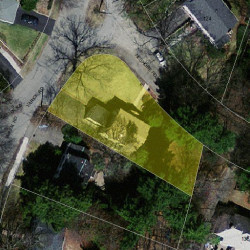 125 Neshobe Rd, Newton MA 02468-1348 aerial view