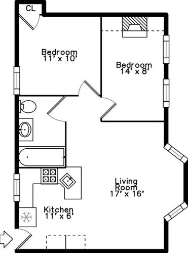 2800 Pine Grove Ave, Chicago IL  60657-6110 exterior