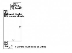 36 Crafts St, Newton MA  02458-1249 floor plan