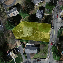 627 Chestnut St, Newton MA 02468-1607 aerial view