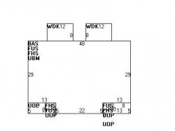 102 Dalby St, Newton MA 02458-1033 floor plan