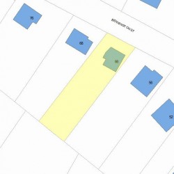 66 Bennington St, Newton MA 02458-1949 plot plan